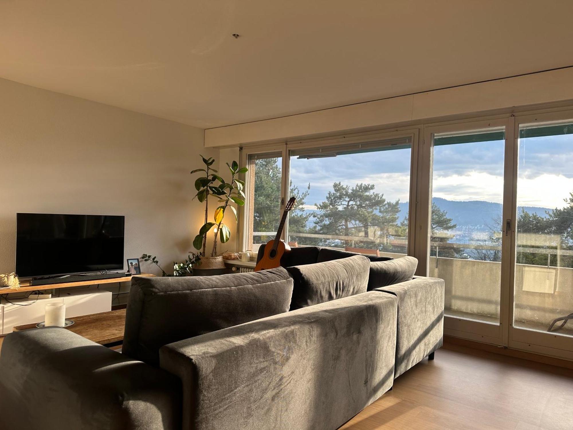 Lovely Room, 15 Min From Center, Mountain View Zürich Exteriör bild