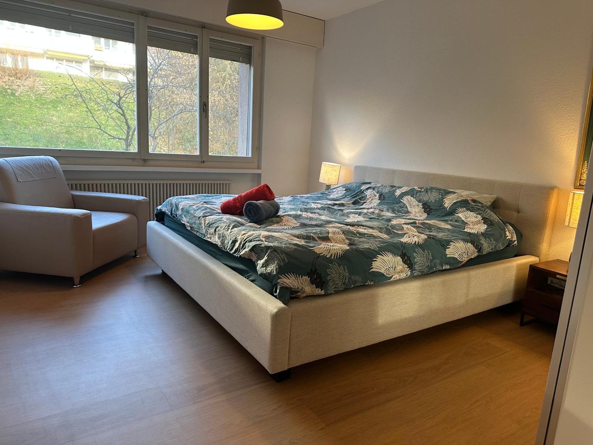 Lovely Room, 15 Min From Center, Mountain View Zürich Exteriör bild